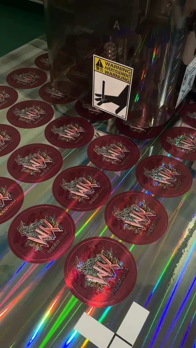 Print. Emboss. Cut. Repeat. โจ  Our UV sticker printing brings your designs to life with premium raised effects, vibran